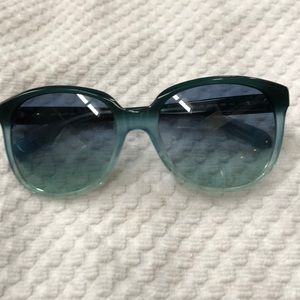 Kate Spade blue/green framed sunglasses